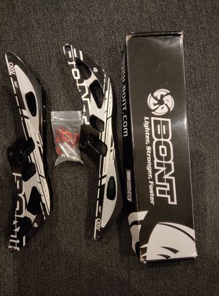 Chasis/Guía BONT 3x125 patines en linea 