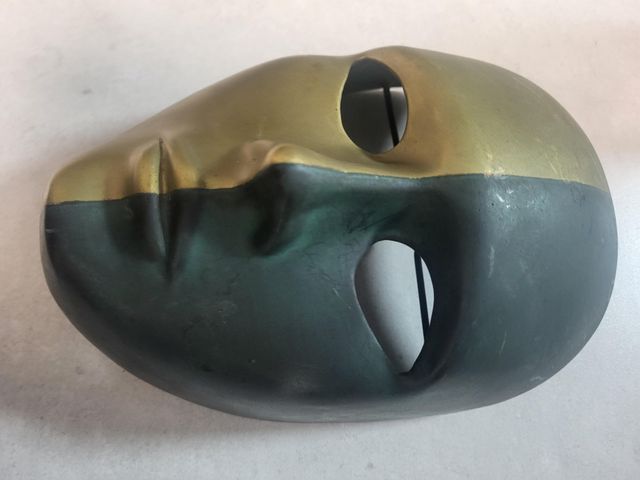 mascaras decoracion vintage antiguo bronce
