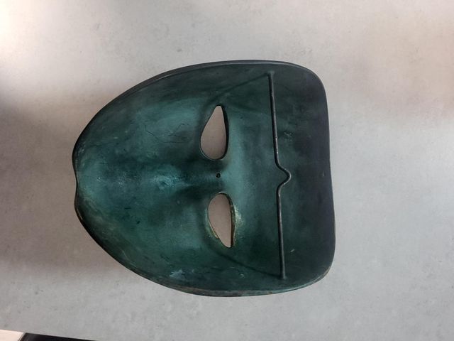mascaras decoracion vintage antiguo bronce