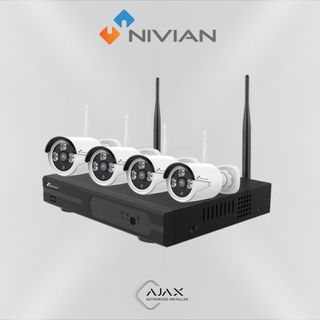KIT 4 CÁMARAS VÍDEO-VIGILANCIA IP WIFI NIVIAN