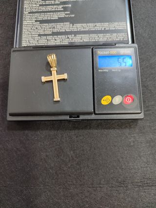 Colgante Cruz de Oro 18k 