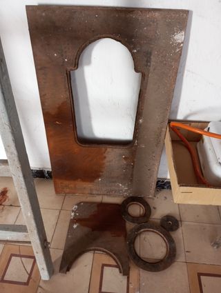 Placa estufa cocina leña