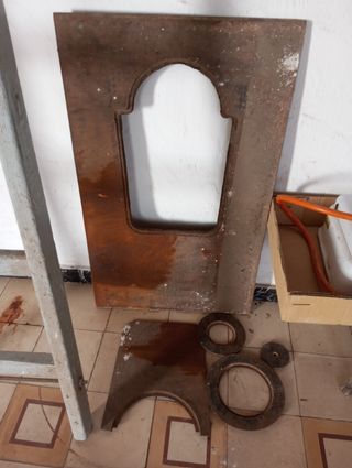 Placa estufa cocina leña