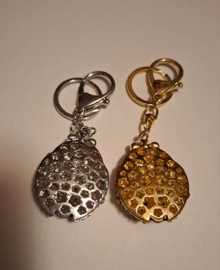 Portachiavi gioello charms coccinella portafortuna