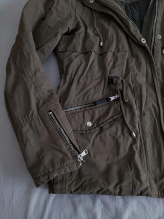 Parka verde militar 