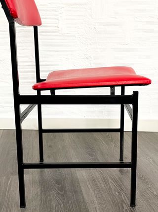 SILLAS VINTAGE. ESTRUCTURA DE HIERRO. AÑOS 70
