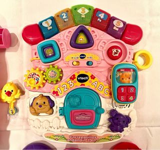 V-TECH - Andador Andandín 2 en 1 rosa