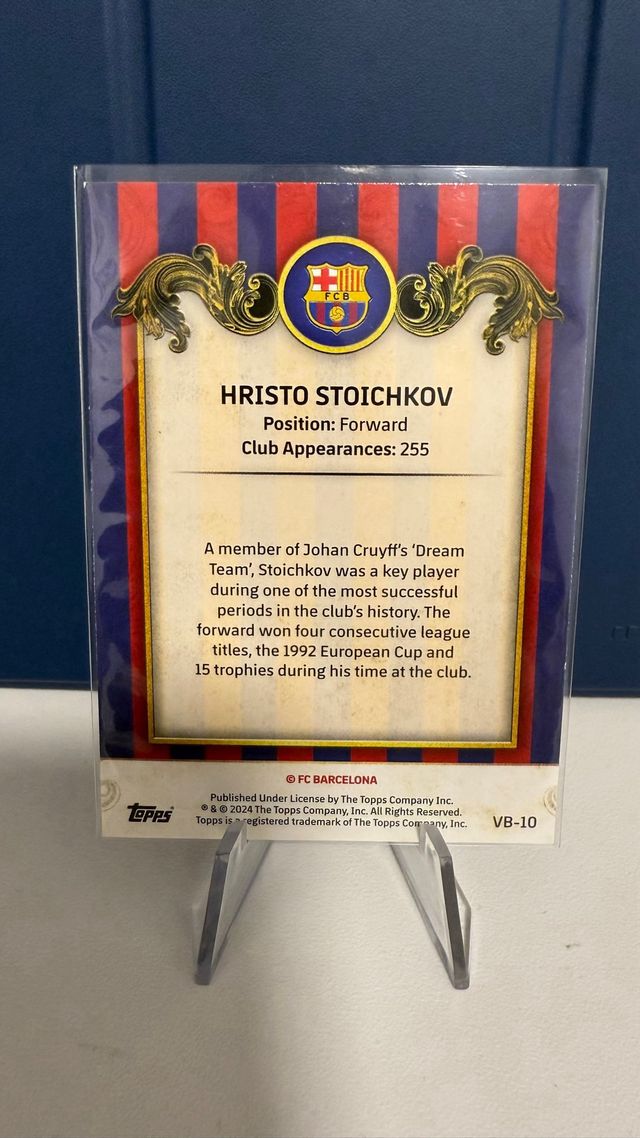Hristo Stoichkov Vintage Blaugrana #VB-10