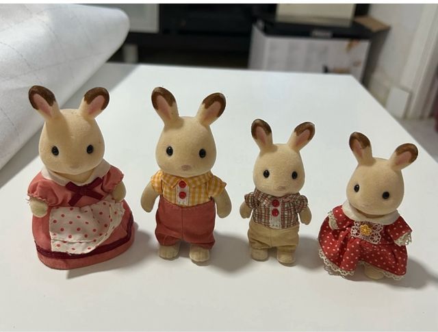 Familia de conejito silvania