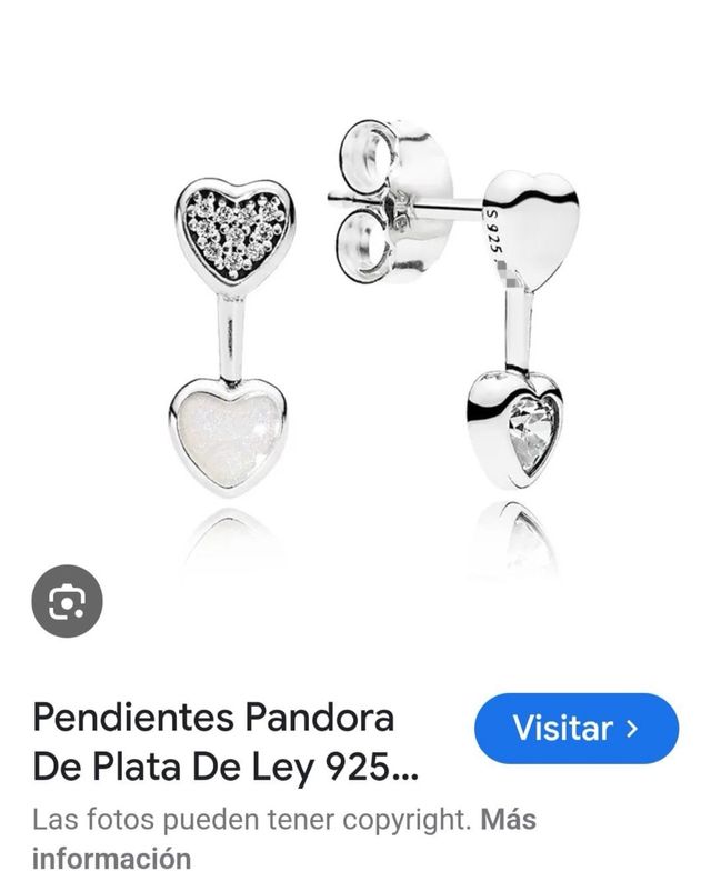 Pendientes PANDORA ORIGINALES de PLATA