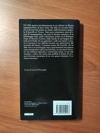 Il libro del Lazarillo de Tormes testo originale