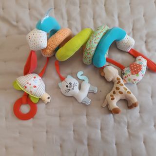 Espiral actividad carrito girafe sophie