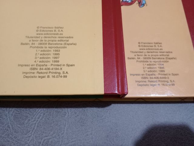 Cómics Mortadelo y Filemón. Núm. 9 y 10.