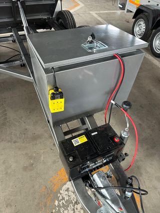 remolque basculante eléctrico reforzado