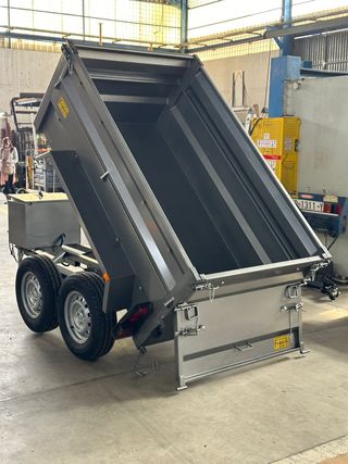 remolque basculante eléctrico reforzado