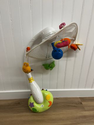 Móvil musical bebés para cuna