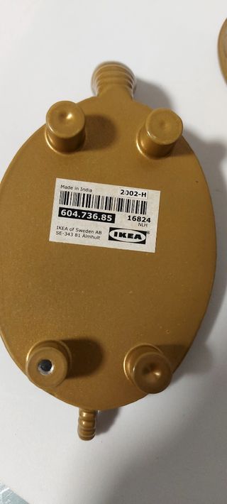 Ikea Portacandela in ottone 