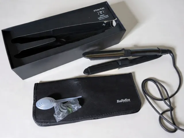 Plancha de pelo Babyliss Steam Pure 2 en 1