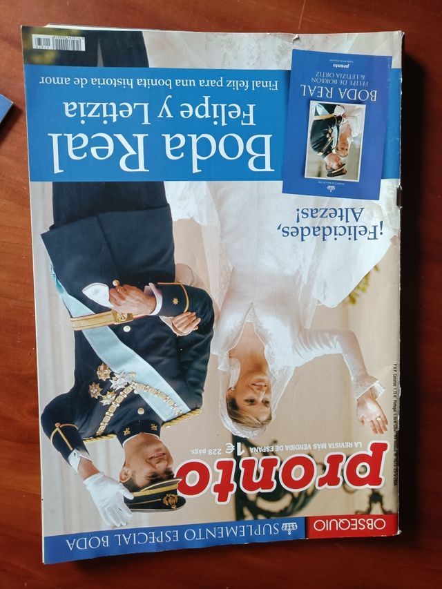 Revista + suplemeto pronto boda Real