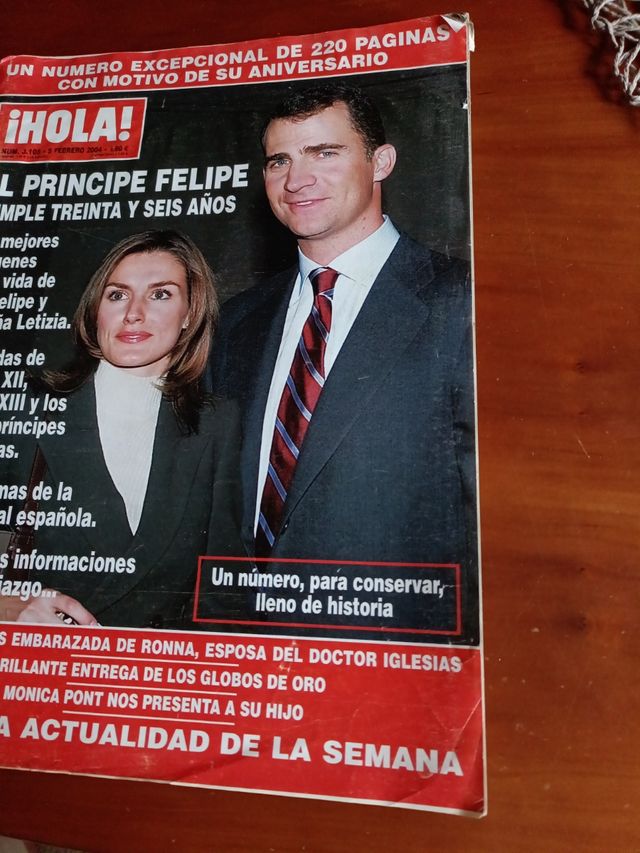 Revista hola febrero 2004