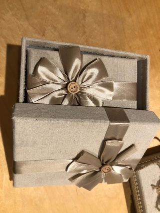 5 Scatolette in cotone e Stoffa