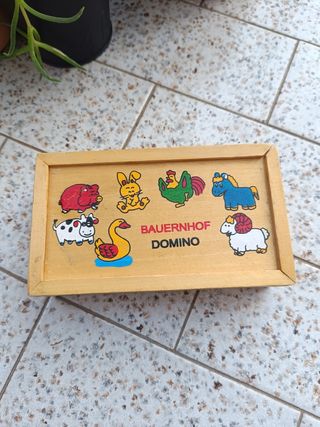 Gioco Domino in legno per bambini
