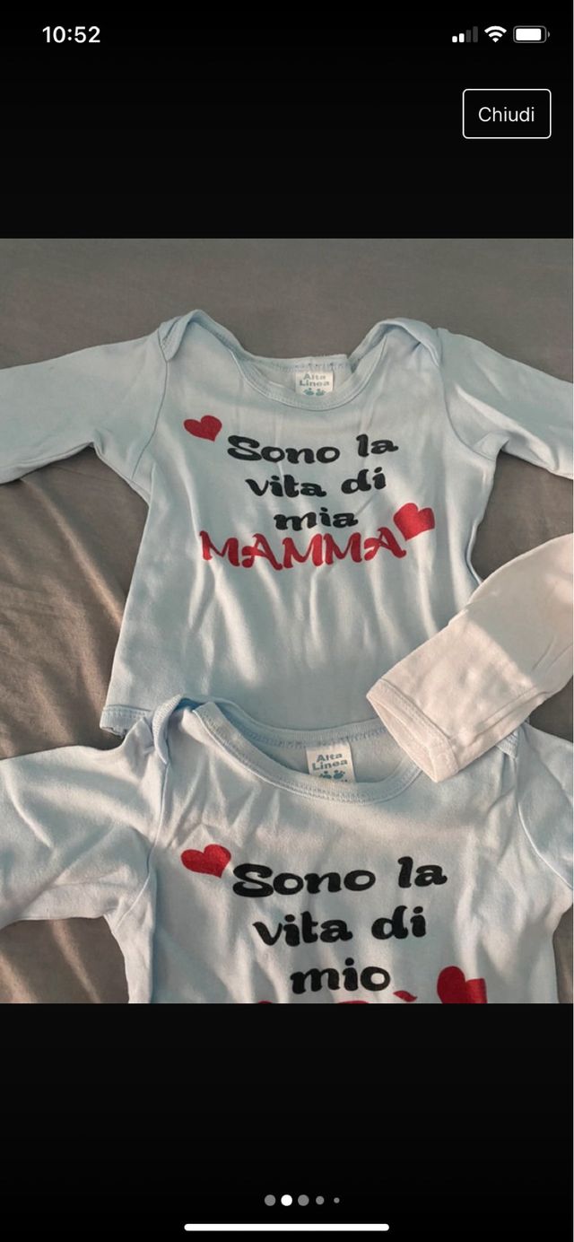 Body con scritte unisex inverno