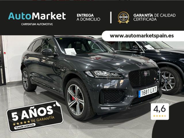 Jaguar F-Pace Jaguar F-Pace 3.0 D S 4WD Aut. 300Hp ... Pano LED-Xenon Navi Sport-Leather Camera KeylessGo Klima PDC 