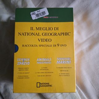 Cofanetto di 9 dvd national geographic