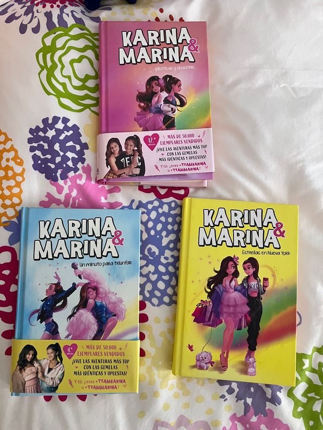 Lote libros Karina y Marina