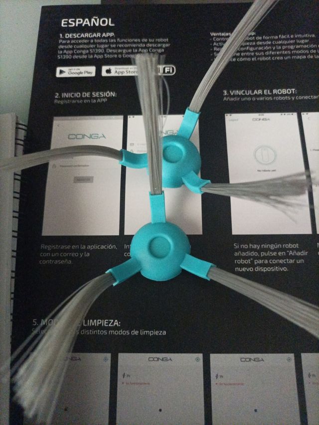 Módulos de escovas laterais Crecotec Conga