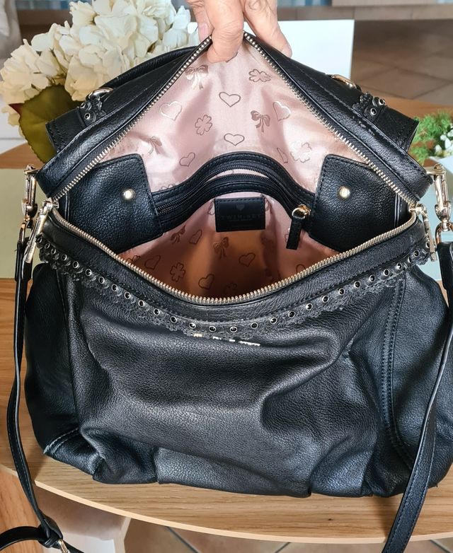 Borsa pelle Twin- set.