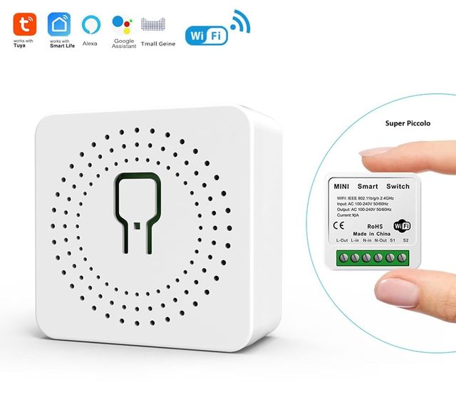 2PZ INTERRUTTORE SMART SWITCH MINI WIFI Smart Life