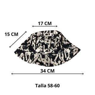 Gorro Bucket Hat Pescador Estampado Unisex S/M