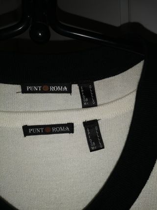 Conjunto de punto blanco y negro