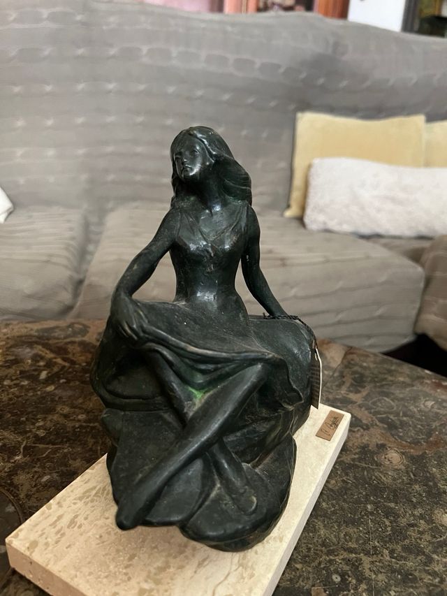 Escultura terracota/ bronce