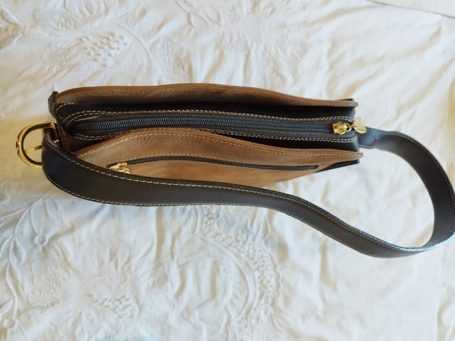 Bolso cats marrón y camel