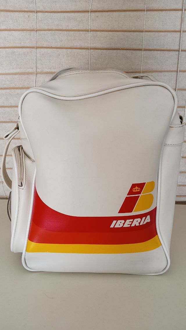 Vintage bolso bolsa de azafata viaje Iberia