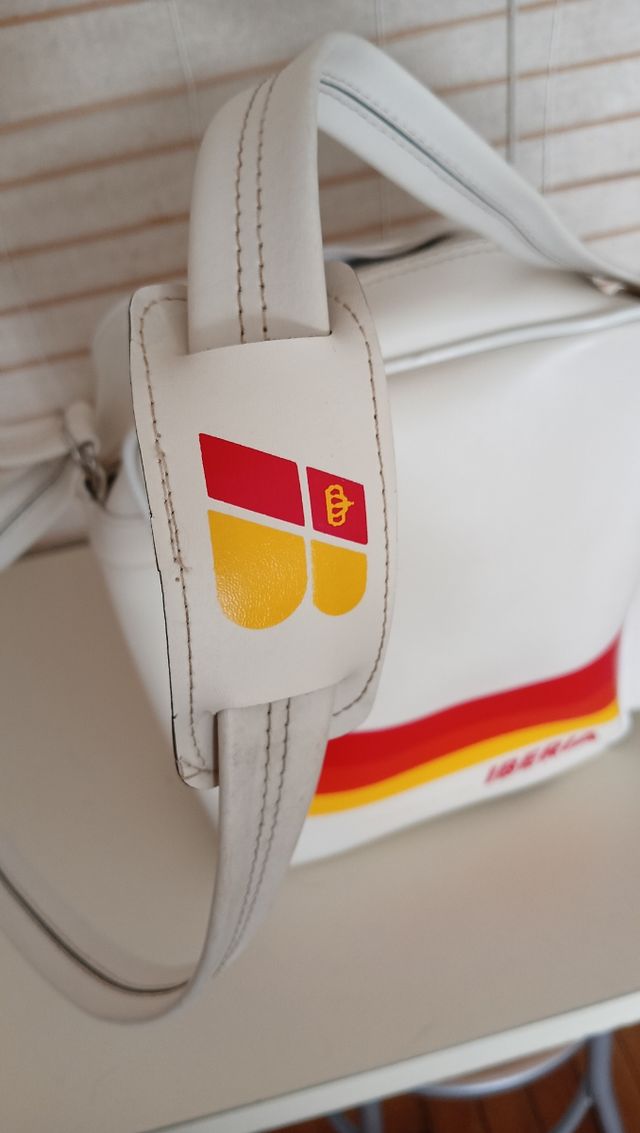 Vintage bolso bolsa de azafata viaje Iberia