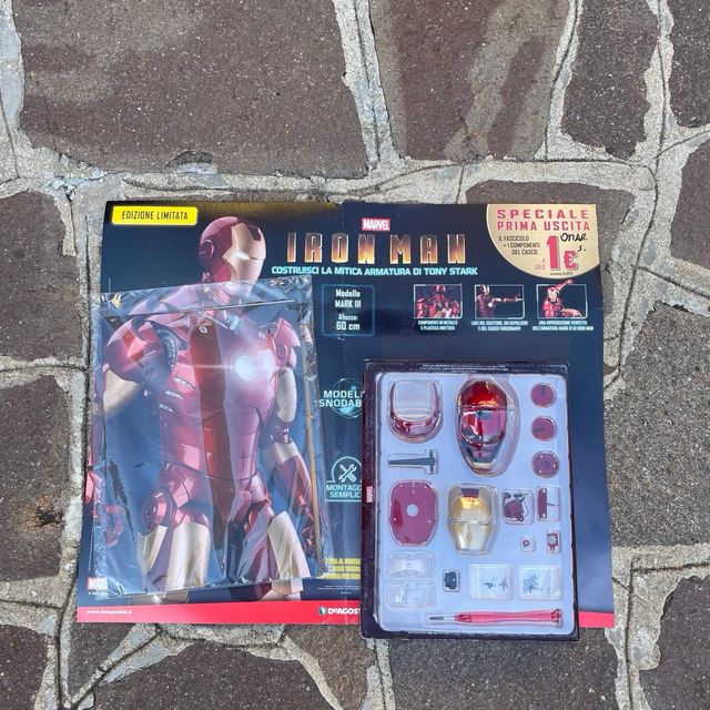 Marvel Ironman prima uscita casco armatura