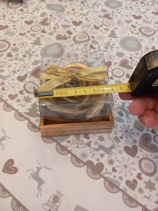 Candela rosa glitter color oro 