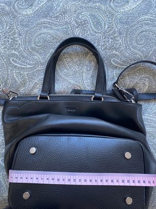 Bolso negro piel Tous