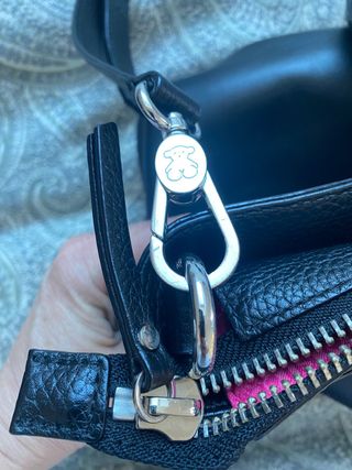 Bolso negro piel Tous