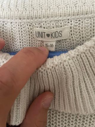 Jersey rayas con cuello de volante