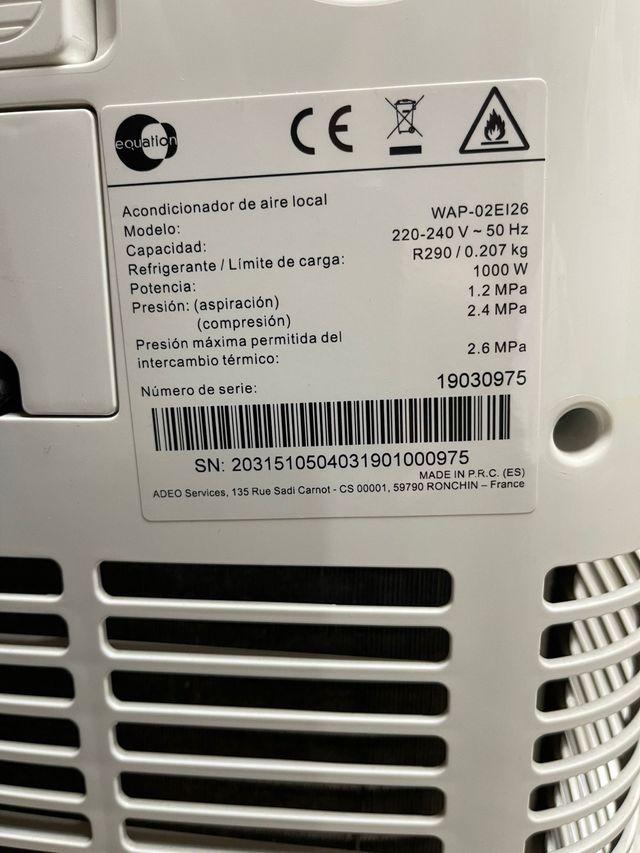 AIRE ACONDICIONADO PORTÁTIL