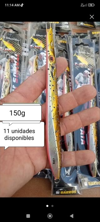 11 Jigs de 150 gramos