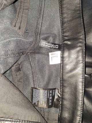 Pantalón simil piel forrado