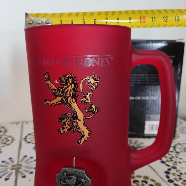 Jarra de Cerveza de Cristal Juego de tronos
