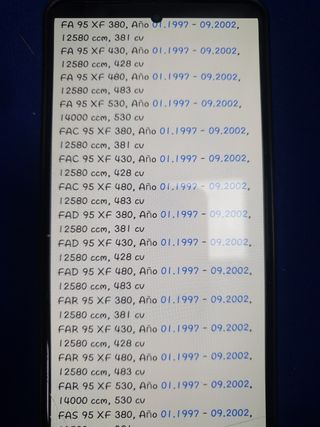 DAF, Mercedes benz motor arranque