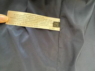 Falda corta azul de Massimo Dutti